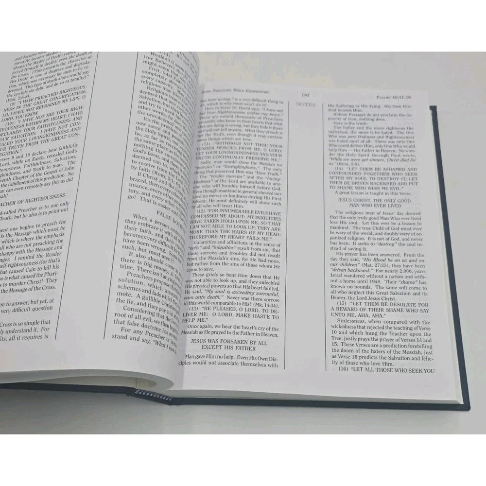 Jimmy Swaggart Bible Commentary Psalms Reference Christian Study Book